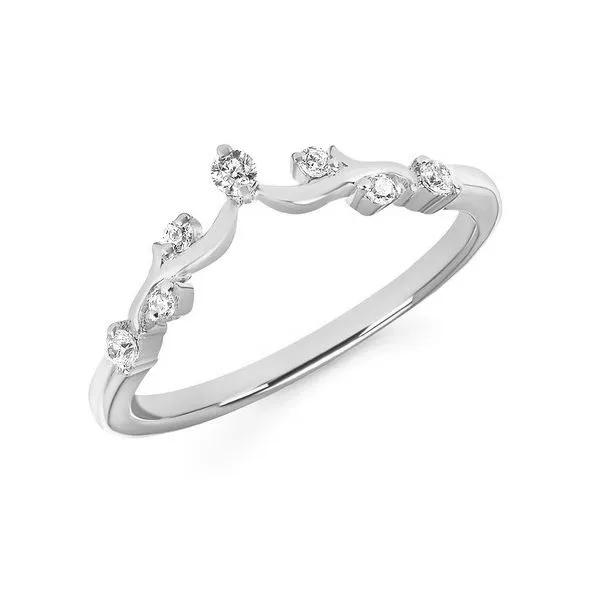 14K White Gold Diamond Band P.J. Rossi Jewelers Lauderdale-By-The-Sea, FL