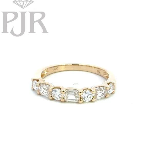 Roman + Jules 14K Yellow Gold Diamond Band P.J. Rossi Jewelers Lauderdale-By-The-Sea, FL