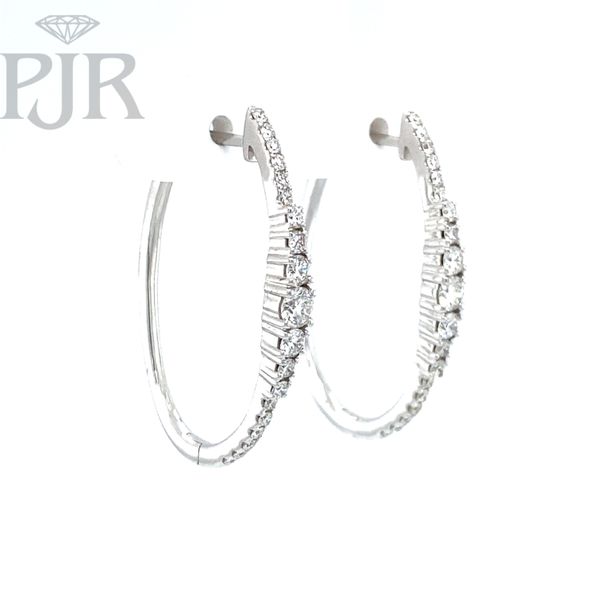 Diamond Earrings Image 2 P.J. Rossi Jewelers Lauderdale-By-The-Sea, FL