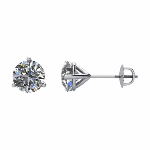 Diamond Stud Earrings P.J. Rossi Jewelers Lauderdale-By-The-Sea, FL