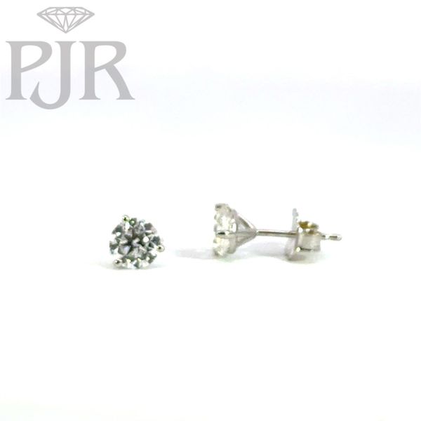 Diamond Stud Earrings Image 3 P.J. Rossi Jewelers Lauderdale-By-The-Sea, FL