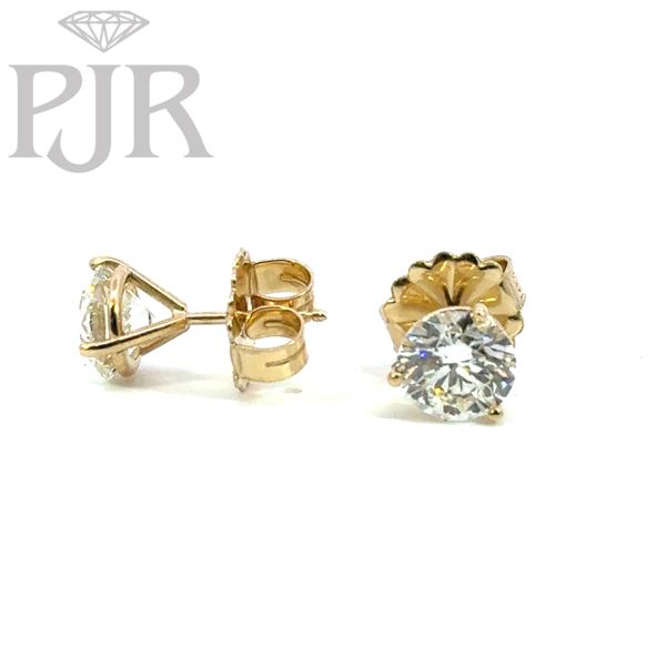 Diamond Stud Earrings Image 4 P.J. Rossi Jewelers Lauderdale-By-The-Sea, FL