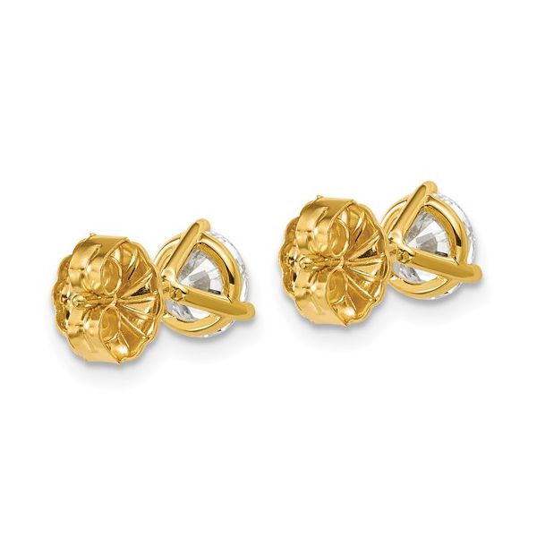 Lab Grown Diamond Stud Earrings Image 2 P.J. Rossi Jewelers Lauderdale-By-The-Sea, FL