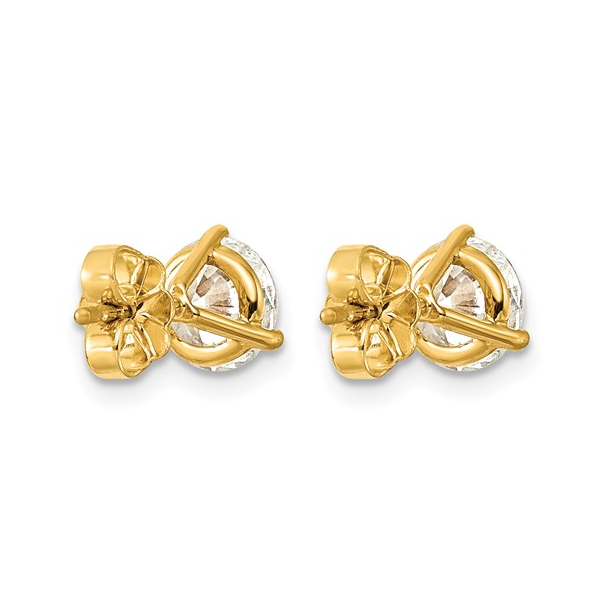 Lab Grown Diamond Stud Earrings Image 2 P.J. Rossi Jewelers Lauderdale-By-The-Sea, FL
