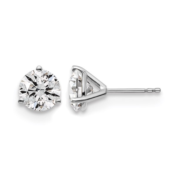 Lab Grown Diamond Stud Earrings P.J. Rossi Jewelers Lauderdale-By-The-Sea, FL