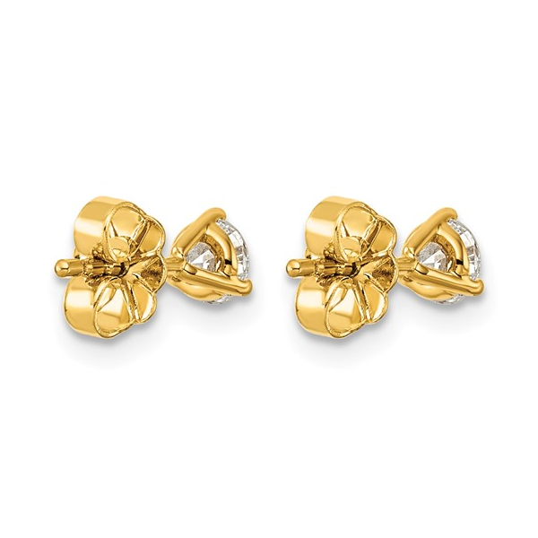 Lab Grown Diamond Stud Earrings Image 2 P.J. Rossi Jewelers Lauderdale-By-The-Sea, FL