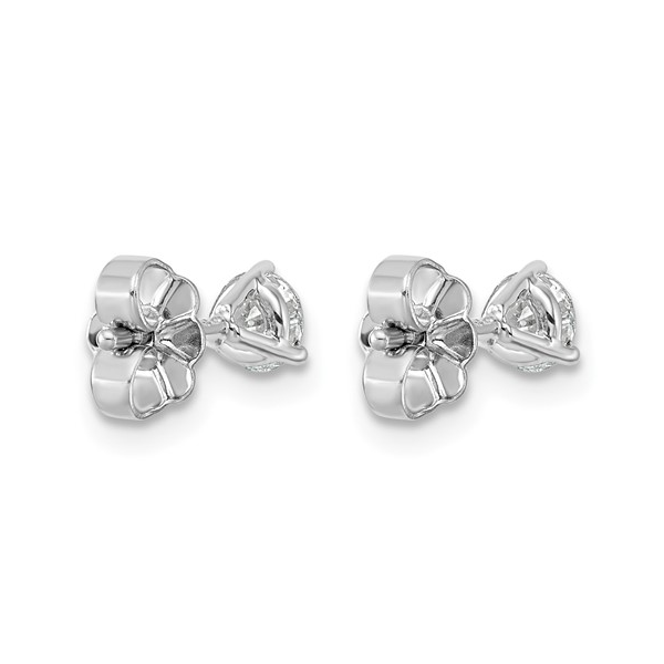 Lab Grown Diamond Stud Earrings Image 2 P.J. Rossi Jewelers Lauderdale-By-The-Sea, FL