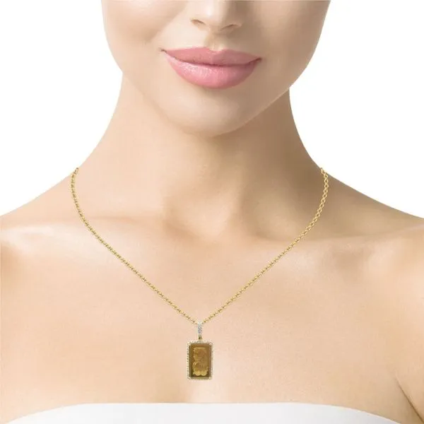 Diamond Pendant Image 3 P.J. Rossi Jewelers Lauderdale-By-The-Sea, FL
