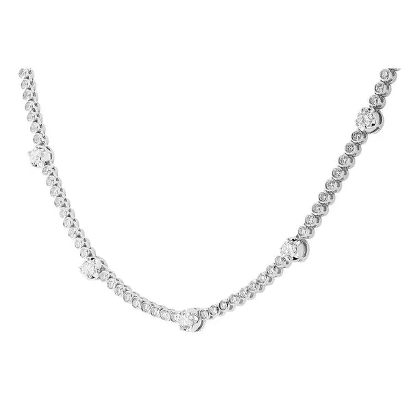 Diamond Necklace Image 2 P.J. Rossi Jewelers Lauderdale-By-The-Sea, FL