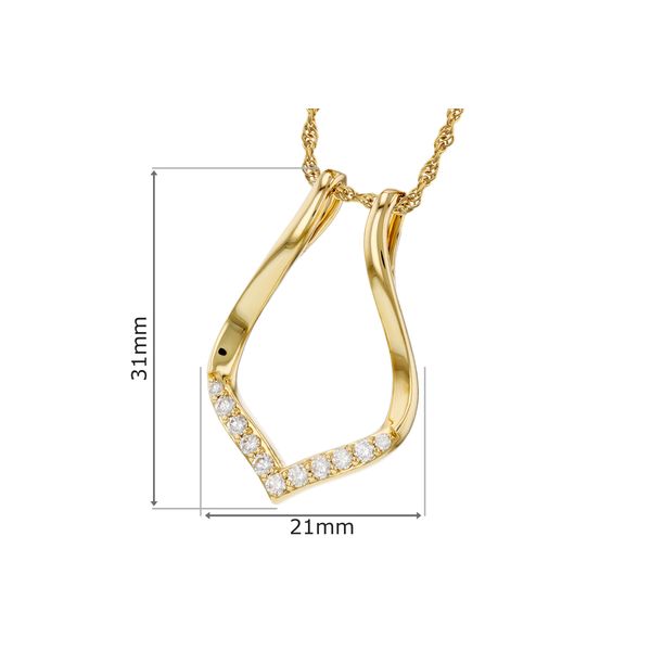 Diamond Necklace Image 3 P.J. Rossi Jewelers Lauderdale-By-The-Sea, FL