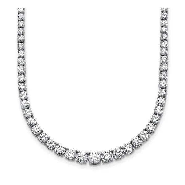 Lab Grown Diamond Necklace Image 2 P.J. Rossi Jewelers Lauderdale-By-The-Sea, FL