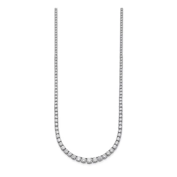 Lab Grown Diamond Necklace Image 3 P.J. Rossi Jewelers Lauderdale-By-The-Sea, FL