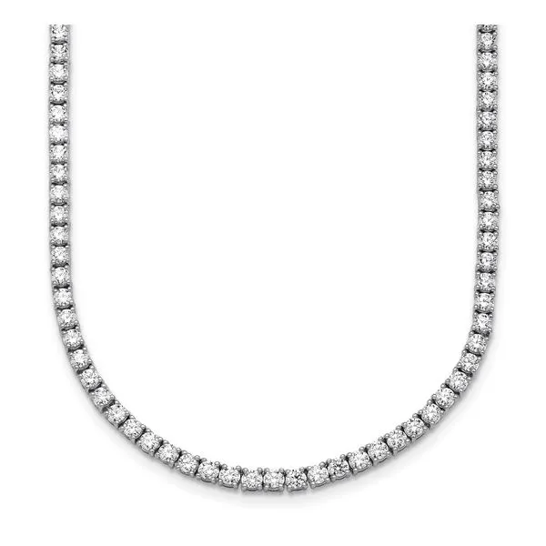 Lab Grown Diamond Necklace Image 2 P.J. Rossi Jewelers Lauderdale-By-The-Sea, FL