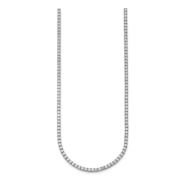 Lab Grown Diamond Necklace Image 3 P.J. Rossi Jewelers Lauderdale-By-The-Sea, FL