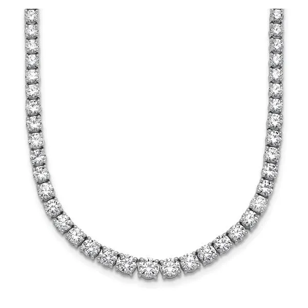 Lab Grown Diamond Necklace Image 2 P.J. Rossi Jewelers Lauderdale-By-The-Sea, FL