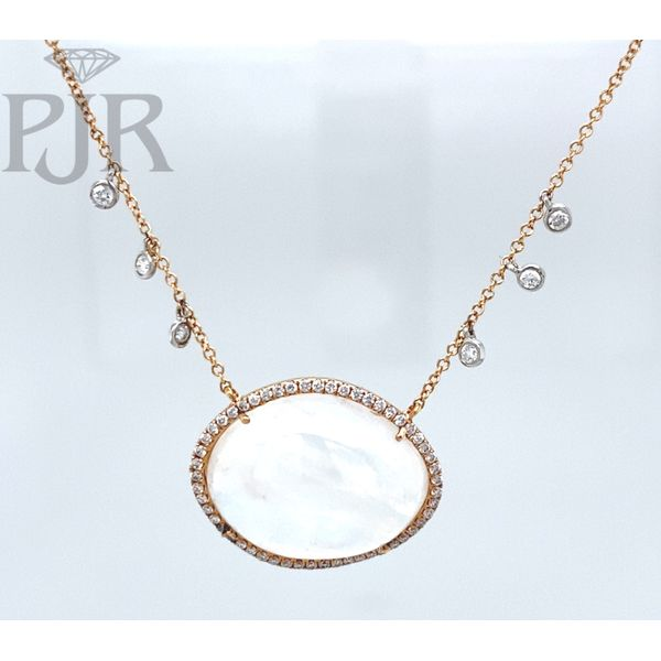 Opal and diamond necklace – Meira T Boutique