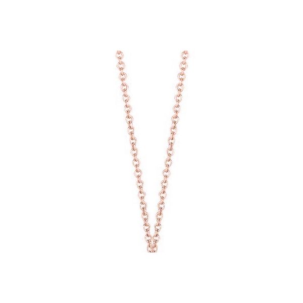 18K Rose Gold Adjustable Gold Link Chain P.J. Rossi Jewelers Lauderdale-By-The-Sea, FL