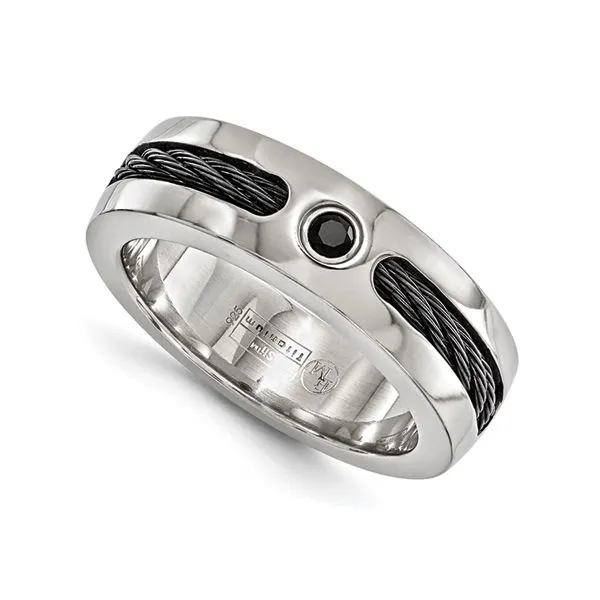 Titanium band Image 2 P.J. Rossi Jewelers Lauderdale-By-The-Sea, FL