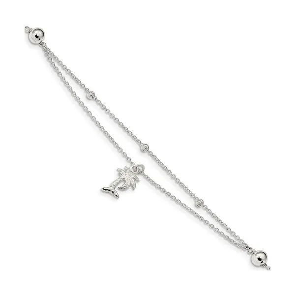 Silver Anklet Image 2 P.J. Rossi Jewelers Lauderdale-By-The-Sea, FL