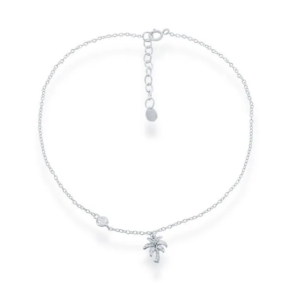 Silver Anklet P.J. Rossi Jewelers Lauderdale-By-The-Sea, FL