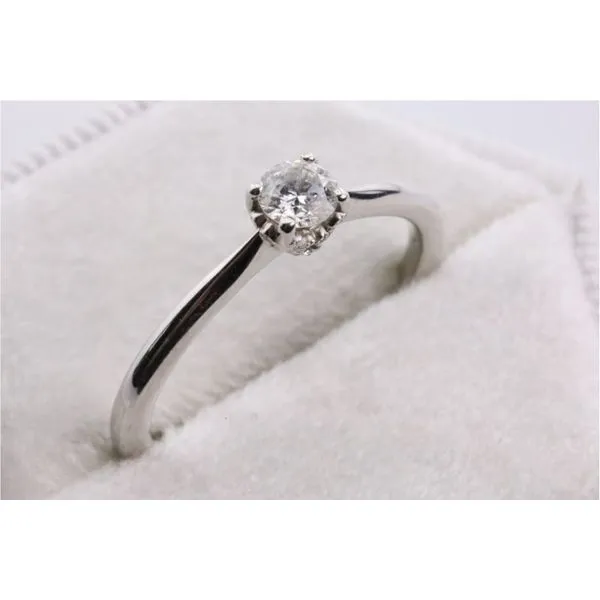 14K White Gold Diamond Engagement Ring Image 2 Puckett's Fine Jewelry Benton, KY