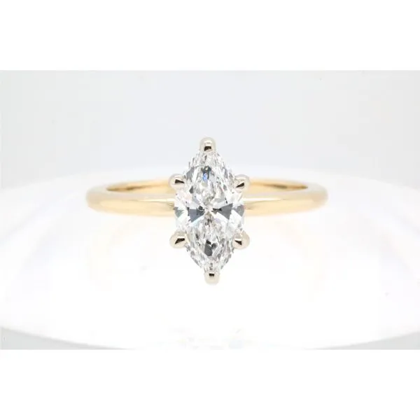 14K Gold Marquise Solitaire Lab-Grown Diamond Engagement Ring – 1.07ct, D/VS1, IGI Certified Puckett's Fine Jewelry Benton, KY