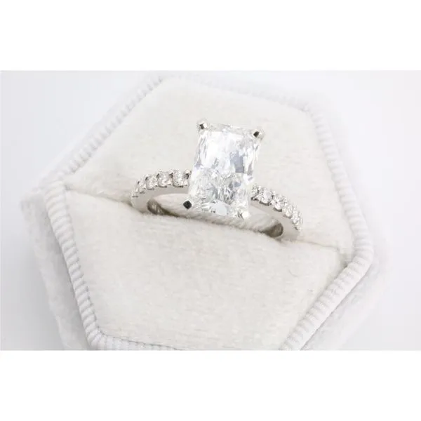 14K White Gold Engagement Ring - 3.01ct Radiant-Cut Lab-Grown Diamond Puckett's Fine Jewelry Benton, KY