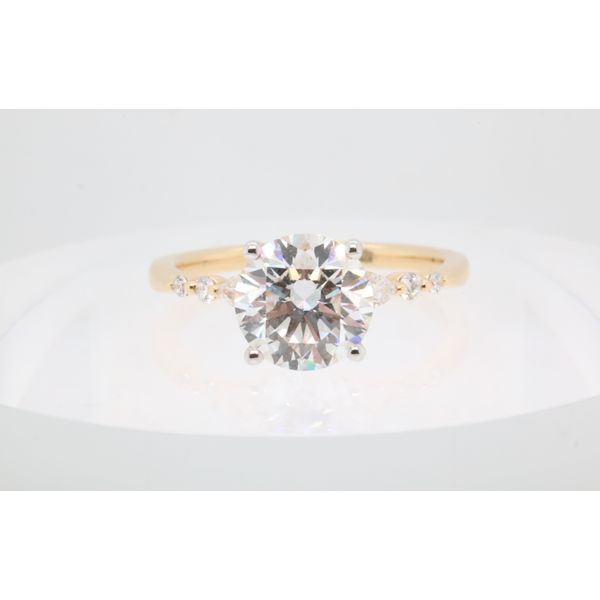 14K Yellow Gold Lab-Grown Diamond Engagement Ring Puckett's Fine Jewelry Benton, KY