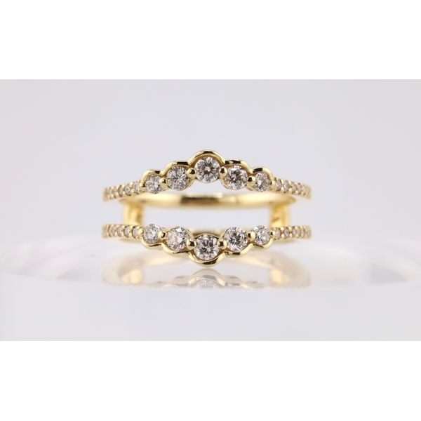 14K Yellow Gold Natural Diamond Ring Guard Puckett's Fine Jewelry Benton, KY