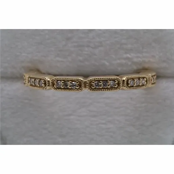 14K Yellow Gold Ladies Diamond Band Puckett's Fine Jewelry Benton, KY