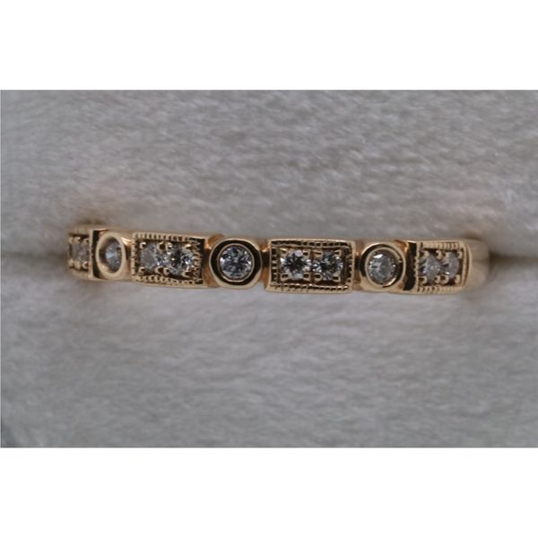 10K Yellow Gold Ladies Diamond Stackable Band Puckett's Fine Jewelry Benton, KY