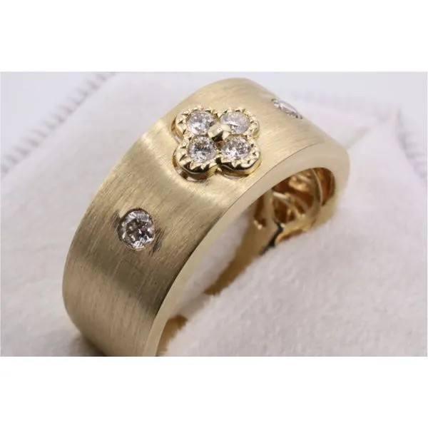 14K Yellow Gold Ladies Diamond Band Image 2 Puckett's Fine Jewelry Benton, KY