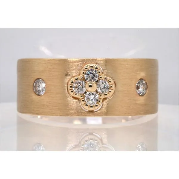 14K Yellow Gold Ladies Diamond Band Puckett's Fine Jewelry Benton, KY