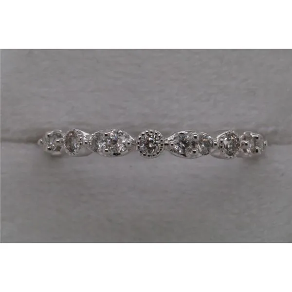 14K White Gold Ladies Diamond Stackable Wedding Band Puckett's Fine Jewelry Benton, KY