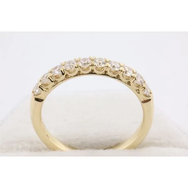 14K Yellow Gold Diamond Accent Band Image 3 Puckett's Fine Jewelry Benton, KY