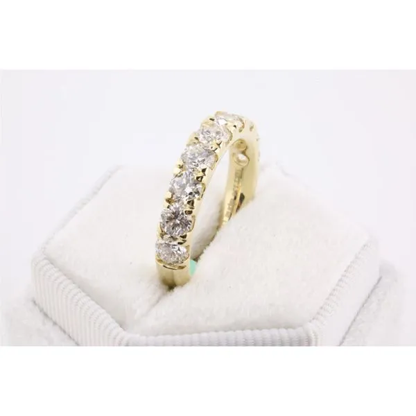 14K Yellow Gold Lab-Grown Diamond Band – 2.00ctw Prong Set Image 2 Puckett's Fine Jewelry Benton, KY