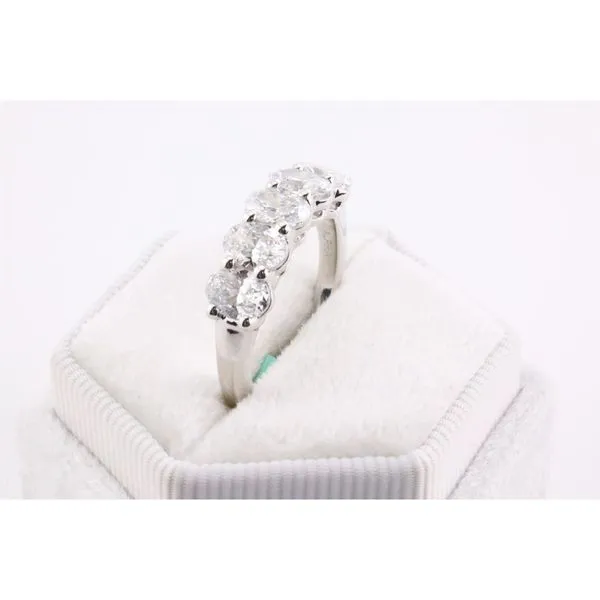 14K White Gold Five-Stone Lab-Grown Diamond Ring – 2.00ctw Image 2 Puckett's Fine Jewelry Benton, KY