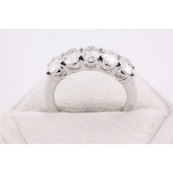 14K White Gold Five-Stone Lab-Grown Diamond Ring – 2.00ctw Image 3 Puckett's Fine Jewelry Benton, KY