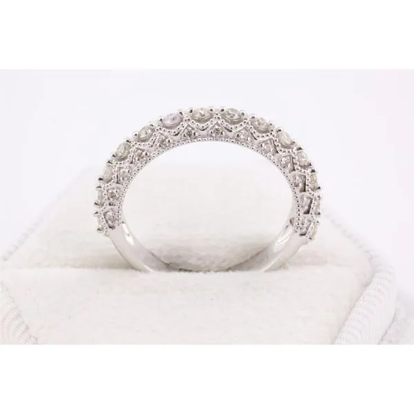 14K White Gold Diamond Fashion Band Image 3 Puckett's Fine Jewelry Benton, KY