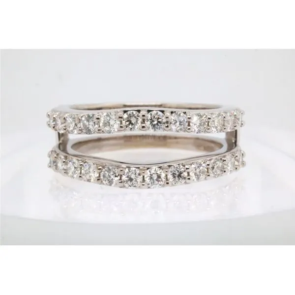 14K White Gold Diamond Ring Guard / Wrap Puckett's Fine Jewelry Benton, KY