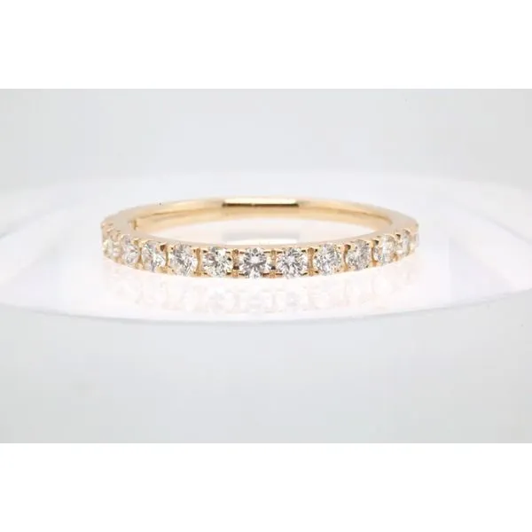 14K Yellow Gold Prong Set Diamond Band Puckett's Fine Jewelry Benton, KY