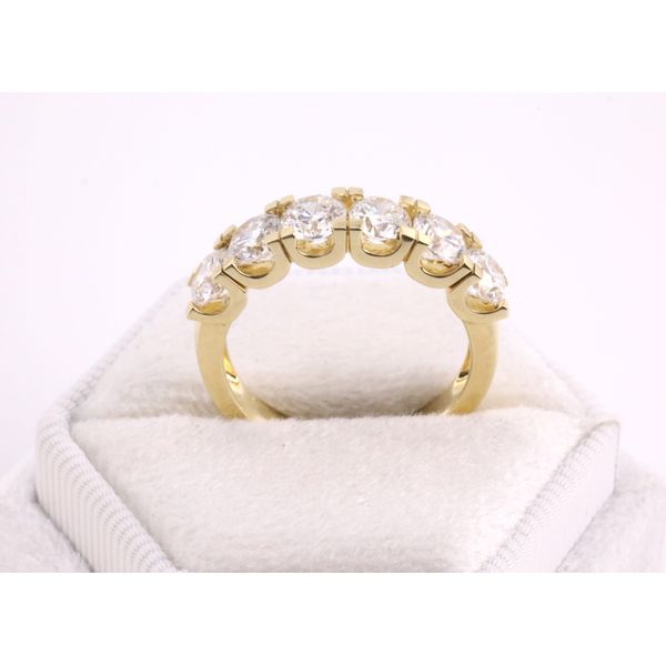 10K Yellow Gold Women’s Wedding Band 2.00ctw Round Lab-Grown Diamonds Image 3 Puckett's Fine Jewelry Benton, KY