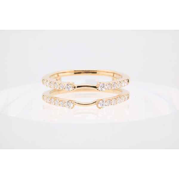 14K Yellow Gold Diamond Guard Ring Puckett's Fine Jewelry Benton, KY