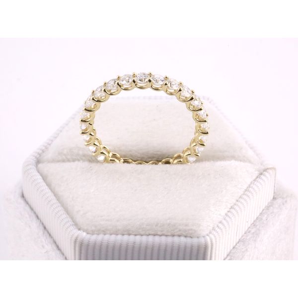 14K Yellow Gold Lab-Grown Diamond Eternity Band – 1.42ctw (Size 6) Image 3 Puckett's Fine Jewelry Benton, KY