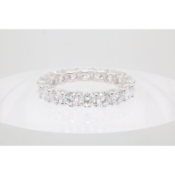 14K White Gold Lab-Grown Diamond Eternity Band – 3.15ctw (Size 6) Puckett's Fine Jewelry Benton, KY