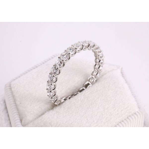 14K White Gold Lab-Grown Diamond Eternity Band – 1.42ctw (Size 6) Image 2 Puckett's Fine Jewelry Benton, KY