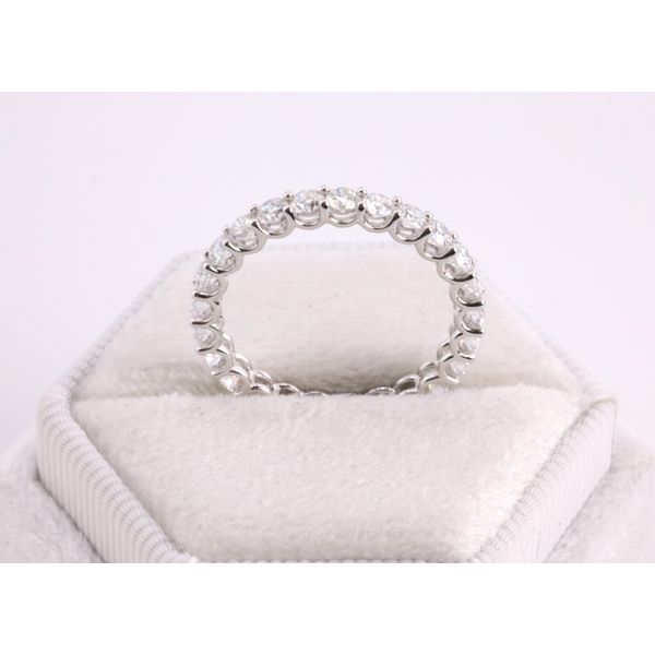14K White Gold Lab-Grown Diamond Eternity Band – 1.42ctw (Size 6) Image 3 Puckett's Fine Jewelry Benton, KY