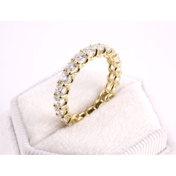 14K Yellow Gold Lab-Grown Diamond Eternity Band – 2.45ctw (Size 6.5) Image 2 Puckett's Fine Jewelry Benton, KY