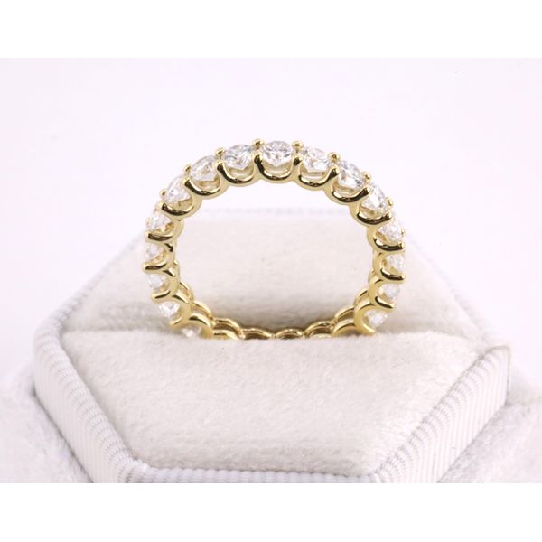 14K Yellow Gold Lab-Grown Diamond Eternity Band – 2.45ctw (Size 6.5) Image 3 Puckett's Fine Jewelry Benton, KY