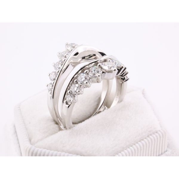 14K White Gold Lab-Grown Diamond Ring Guard – 2.00ctw Image 2 Puckett's Fine Jewelry Benton, KY